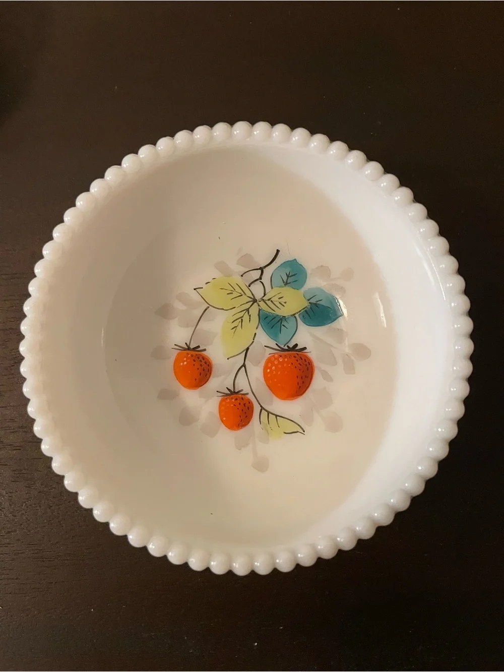 Vintage Westmoreland White Milk Glass - Beaded Edge - Set of 3